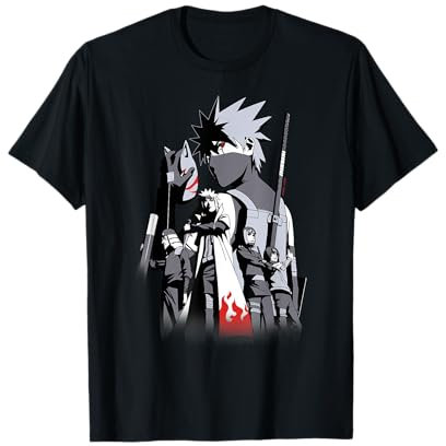 Naruto Shippuden Kakashi & Team 7 Anime T-Shirt