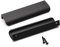 goldenwarm 10x 128mm Drawer Handles Profile Handle Aluminum Black Cabinet Handles, Modern Kitchen Handles Curved Door Handle Concealed Drawer Handle -