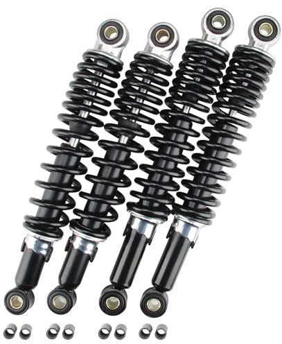 Stoßdämpfer Tieferlegung Set schwarz 280 mm + 300 mm kompatibel mit Simson Schwalbe KR51 Star