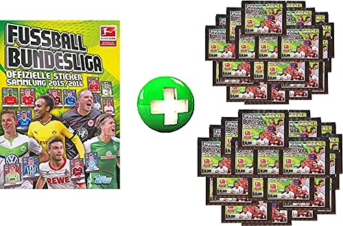 Topps Bundesliga 2015/16 - Sammelsticker - Album + 100 Tüten