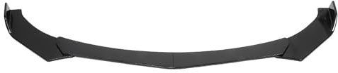 Splitte Universal Frontstoßstangen Body Kit Spoiler, Glänzend Schwarz