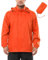 Outdoor Ventures Regenjacke Herren Wasserdicht Ultraleichte Dünne Faltbare Regenmantel Atmungsaktiv Fahrrad Regenjacke Sport Tiefrot L