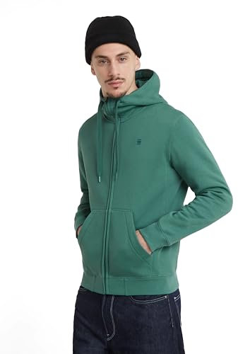 G-Star RAW Herren Premium Core Hooded Zip Sweatshirt, Grün (Blue Spruce D16122-C235-G282), M