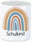 Hey!Print Schulkind Spardose Einschulungsgeschenk Grundschule 1. Klasse Schulstart Regenbogen Motiv