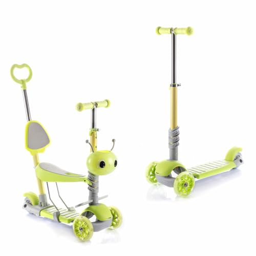 3-in-1 wandelbarer Roller für Kinder Scuvol InnovaGoods, grün