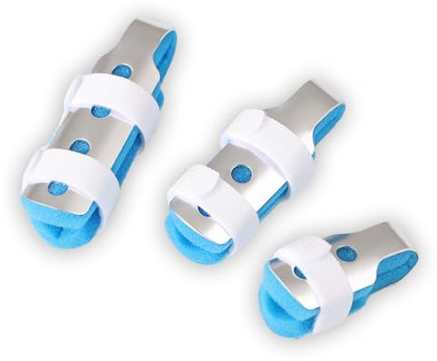 Fingerschiene，Verstellbare Fingerstütze,3 Stück Fingerschiene Kleiner Finger Fingerschiene Ringfinger Finger Schiene Zur Ruhigstellung Zum Gebrochen Finger Der Arthritis Knuckle Immobilisierung