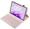 leleyo Case with Keyboard for Honor Pad X9 / X8 Pro Smart Cover Magnetic with Keyboard Removable Wireless Bluetooth QWERTY for Tablet Honor Pad X8 Pro / X9 11.5 Inch (Pink)
