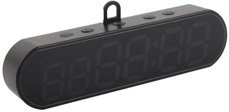 TARSHYRY Pequeño Reloj Temporizador de Gimnasio Portátil, Temporizador de Gimnasio, Temporizador de Intervalos de Entrenamiento de 10 Funciones con Duración Extendida de la Batería