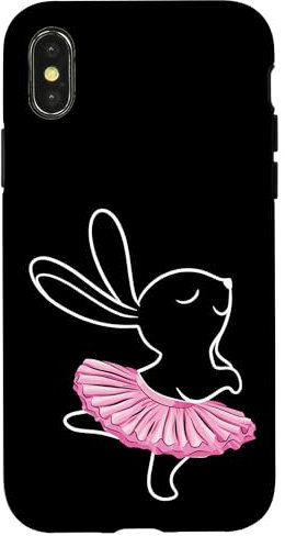 Hülle für iPhone X/XS Ballett Bunny
