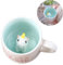 Dvagoent 400 ml Mug 3d Taza Ceramica, Tazas Bonitas Adecuado Para La Oficina En Casa (Pony A)