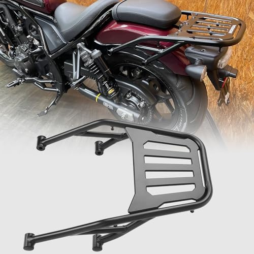 WOOGA Moto Porte-Bagages arrière Barre d'appui pour Porte-passagers pour Ho&NDA Rebel CMX 1100 REBEL1100 Accessories 2021 2022 2023 2024 2025 Support de Fixation de boîte arrière