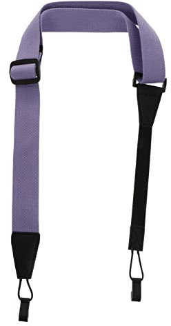 SOIMISS 1 Pz Cinturino per ukulele cinghia ukulele cintura per ukulele viola adulti guinzaglio per ukulele J cinghie tracolle per chitarra elettrica tracolla per chitarra cotone Violet