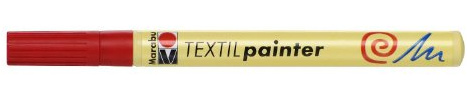 Marabu Textil Painter Pen (1-2mm Tip) - 031 Cherry Red