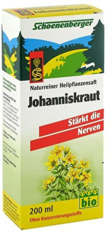 Schoenenberger Johanniskraut naturreiner Heilpflanzensaft, 200 ml Lösung