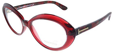Tom Ford Ft5251 Bordeaux / Red Tortoise Kunststoffgestell Brillen, 53mm