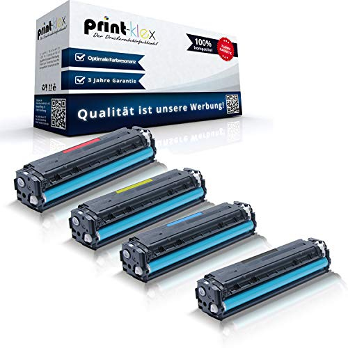 4x Print-Klex XXL Toner kompatibel für HP LaserJet CP1525 Laser Jet CP1525n CP1525nw CP1526nw LaserJet Pro CM1410Series CM1411fn HP128A - Sparset (alle 4 Farben)