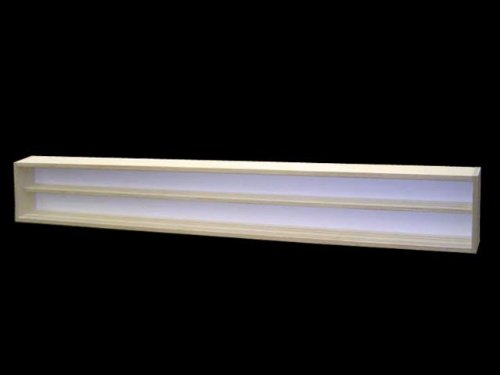 Alsino V-80.2 Vitrine Spur HO & N Regal H0 80 cm 2 Fächer für Figuren Gläser Uhren Modellauto