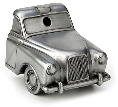 Beer Buddies Novelty Bottle Opener - Silver Finish Wall Mounted London Taxi Cap Remover for Indoors and Outdoors. Cast Resin Body. Aluminium Surface. Zinc Alloy Opener. Includes fixtures and fittings.