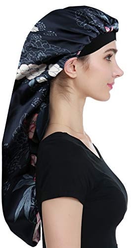 Alnorm Oversize Bonnet for Braids Extra Large Sleep Caps for Women