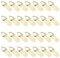 MroMax Ring-Bilderrahmen-Schnallen, 3,8 x 1,1 cm, goldfarben, Sortiment-Set für Heimdekoration, Bilderrahmen, Foto-Aufhängungslösungen, 100 Stück