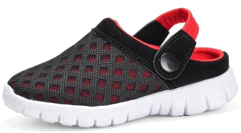 KVbabby Clogs Kinder Hausschuhe Jungen Gartenschuhe Mädchen | Sommer, Pantoletten, Mesh Strand Sandalen, Atmungsaktives, Rutschfeste, Leicht