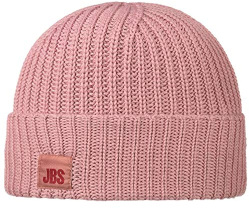 Stetson Morton Strickmütze Damen/Herren - Made in Italy - Wintermütze aus Wollmix - Beanie in Einheitsgröße (54-60 cm) - Umschlagmütze unifarben in diversen Farben - Herbst/Winter rosa One Size