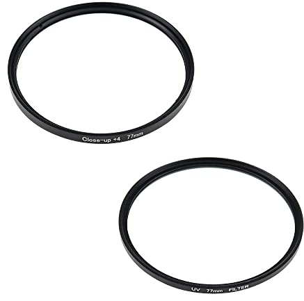 LbsAMP UV Filter 77mm +4 (Ultra Slim | Multi Coated | Ultraviolet Protection) Camera Lens Filter Photography UV Filters for Canon Nikon Sony Pentax Olympus Fuji DSLR Camera Lens