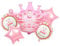 DIWULI Ballon-Set Little Princess rosa - Baby-Party Deko