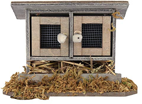Puppenhaus H¡§1hnerstall, Miniatur H¡§1hnerstall 1:12, Spielzeug Dekorationszubeh?r f¡§1r Puppenhaus Garten