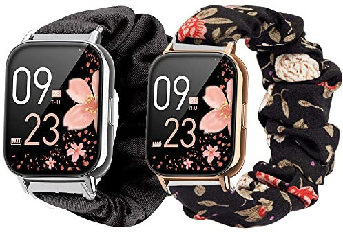 Blueshaweu Cinturino compatibile con SWGOTA 2023 smartwatch da donna 1,85, morbido elastico per capelli per smartwatch SWGOTA CS2PRO