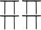 SAYAYO Equerre Etagere Murale Fixation Flottante Invisible, Tige Double Support Etagere Murale en Métal, Tablette Flottante Support Charge Lourde, Longueur 150MM, Noir 4 Pcs, EJY9006B-4P