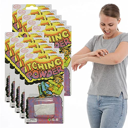 Lambo 2 Juckender Puder-Streich | Set mit 10 Prank Parodie Spielzeug,Sichere lustige Streich-Requisite, Gag-Geschenk für Witzüberraschung, Aprilscherz, Halloween-
