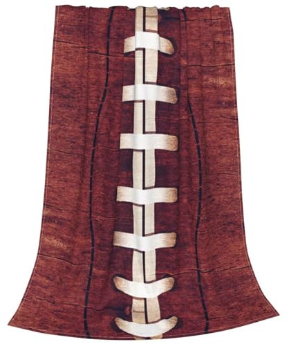 Fußballdecke, weich, flauschig, Flanell, Plüsch, Überwurfdecke für Couch, Sofa, Bett, dekorative Decken, Geschenke für Erwachsene, Decke, 152,4 x 127 cm
