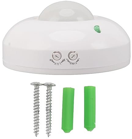 Interrupteur de Capteur Pir, 10A 220V-240V Détecteur de Mouvement Interrupteur IR Détecteur de Mouvement Auto LED Downlights Interrupteur, pour La Lumière des Salles de Bains Et du Couloir