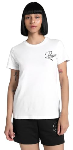 Puma Unisex ESS Script Tee T-Shirts (1er Pack)