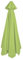Toile de Rechange Parasol de Jardin Exterieur Deporte 3x3 Polyester imperméable 8 Bras Dessus Parapluie Remplacement