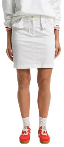 GANT Damen Chino Skirt Rock, Eggshell, 42