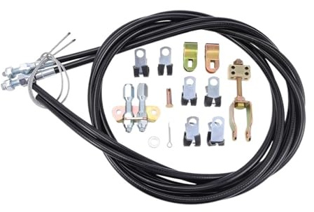 Parking Brake Actuator Universal 330-9371 Rear Disc/Drum Emergency Parking Brake E-Brake Cable Kit Auto Accessories Electronic Parking Brake