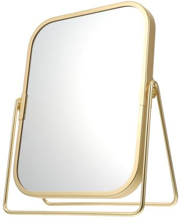 CRILSTYLEO Tischspiegel 360-grad-drehspiegel Kosmetikspiegel Zum Aufstellen Schminktisch Oder Arbeitsplatte Für Badezimmer Und Schlafzimmer