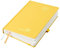 POPRUN Tagesplaner 2025 2026 Hardcover 21,5 x 14,5 cm, Tageskalender A5 1 Tag 1 Seite (Montag - Sonntag), Terminplaner (Aug.2025-Jul.2026) mit Stiftschlaufe - Hellgelb