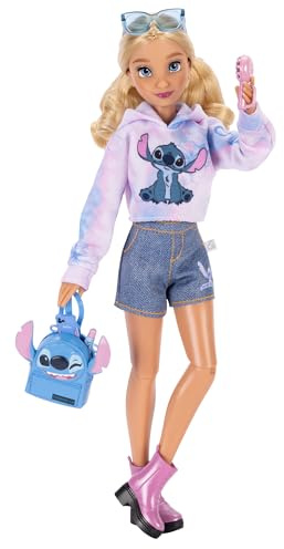 Disney ILY 4ever Stitch Fashion Doll 11.5 / 30 cm with Blonde Hair, Officially Licensed by Jakks Pacific, Includes Character Inspired Accessories, Blonde Hair, 13 Points of Articulation