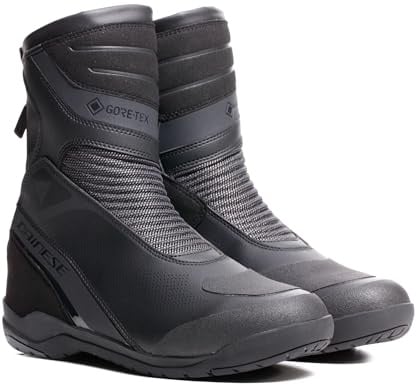 Dainese Herren BLACKWING Gore-TEX Boots wasserdichte Motorradstiefel, Schwarz, 41 EU | Gore-Tex