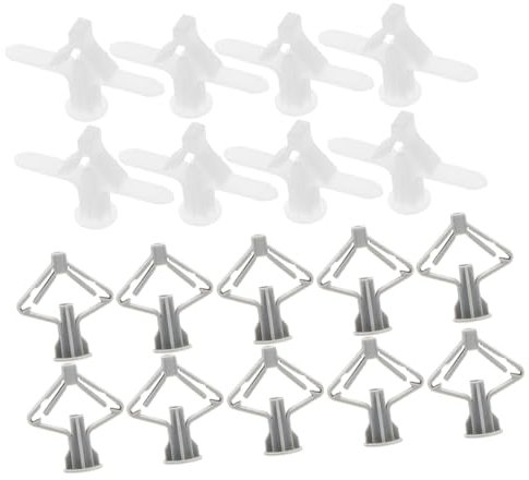 JECOMPRIS 1set Tasselli Per Cartongesso e Pareti Inclusi Tasselli Farfalla Per Installazioni Resistenti e Sicure Muro