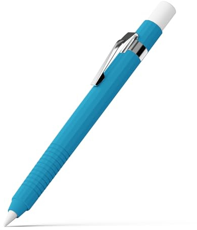 Ringke Silicone Drafting Pencil Case Compatible with Apple Pencil Pro / 2 Case, Soft Silicone Non-Slip Secure Grip Classic Design Protective Cover for Apple Pencil Pro / 2nd Generation - Blue