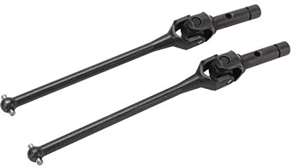 plplaaoo RC Car Front CVD -Antriebswelle Hochwertige Stahlstahl Langlebige Upgrade -Teile für Absima Sherpa 1/8 Kletterfahrzeuge Schwarz 95 mm 29 g 2 Teile