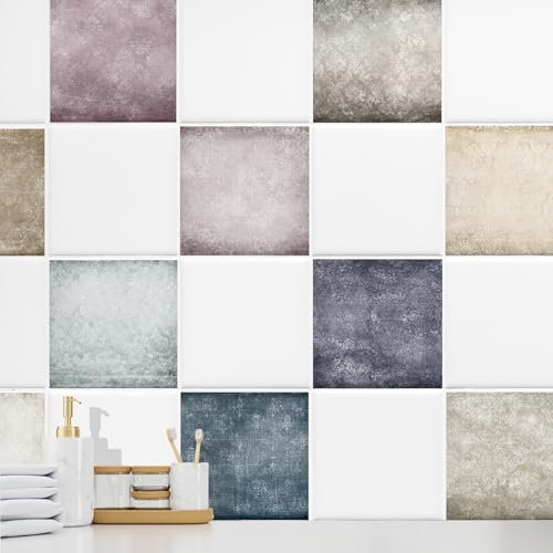 GRAZDesign Adesivi per piastrelle, stile vintage, 10 pezzi, 20 x 25 cm, 20 pezzi