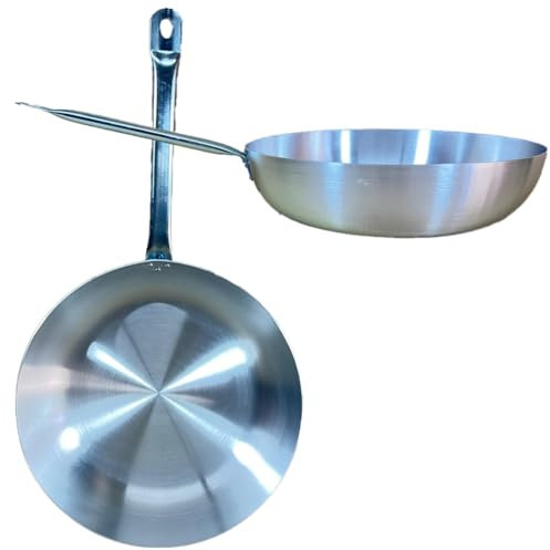 Relax World Padella Professionale Made in Italy, Saltapasta in Alluminio da 3 mm, Manico in Acciaio, Altezza 9 cm Diametro 36 cm (36 cm)