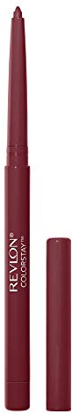 REVLON Lip Liner, Colorstay Lip Makeup with Built-in-Sharpener, Longwear Rich Lip Colors, Smooth Application, 665 Plum, 0.01 oz