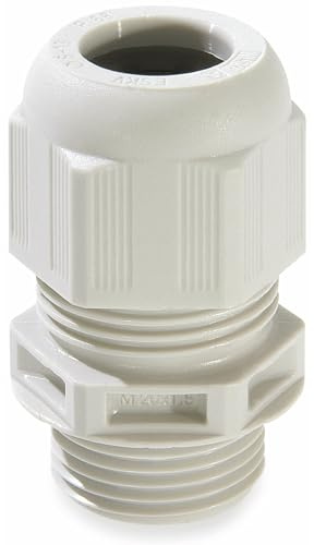 WISKA Kabelverschraubung, 10066413, ESKV 25, M 25x1,5, metrisch, Lichtgrau