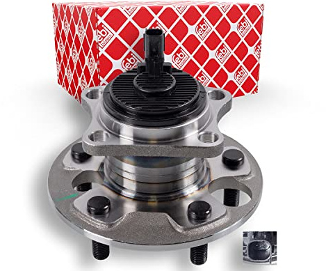 febi bilstein 31687 Radlagersatz mit Radnabe und ABS-Sensor, 1 Stück | Kompatibel mit: TOYOTA AURIS, COROLLA Stufenheck